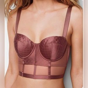 Victoria's Secret Brown Bustier Bra